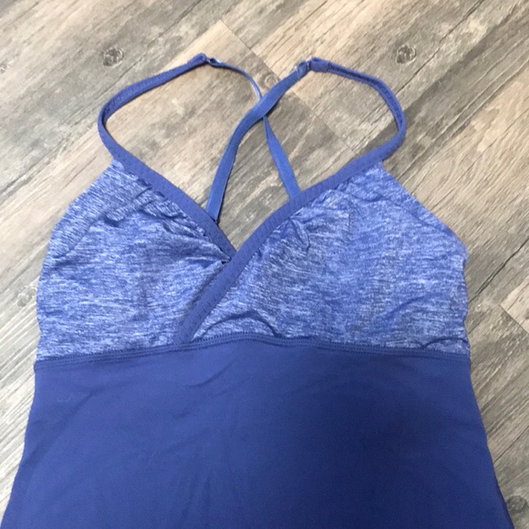Lululemon embrace tank | blue | sz 6 - Picture 2 of 4